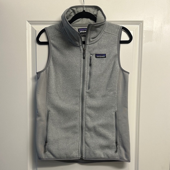 Patagonia Light Gray Zip-Up Vest - Picture 1 of 3